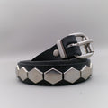 Belt 1-Row Hexagon Studs