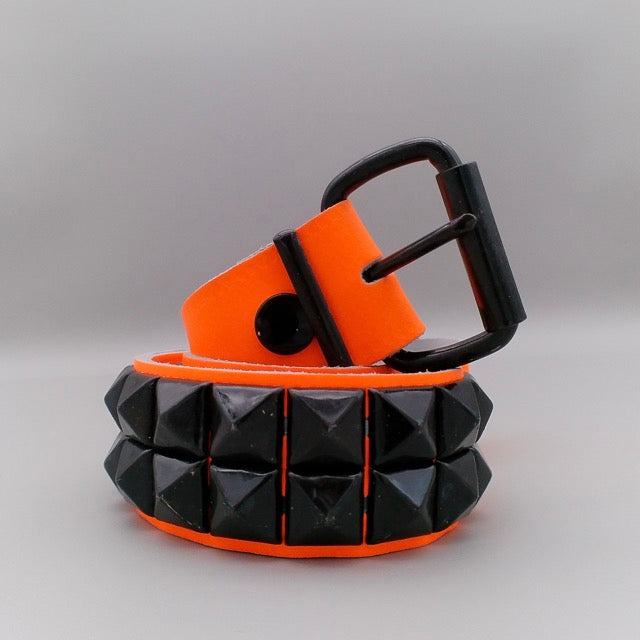 orange-real-leather-belt-with-two-rows-of-black-pyramid-studs