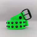 Belt 2-Row Black Conical Studs