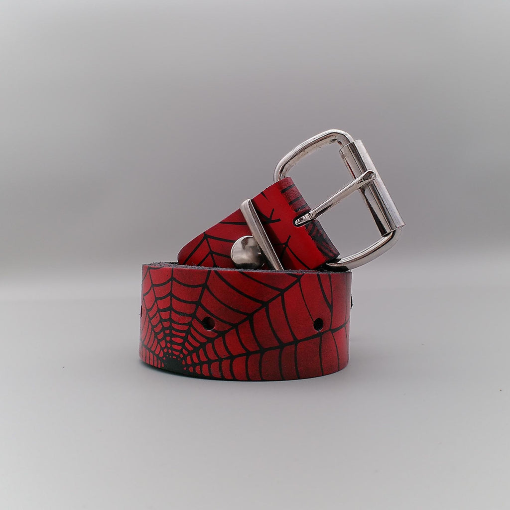 Belt 2-Row Spider Design Red