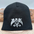 black-beanie-with-band-logo-of-slechtvalk