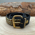 real-black-leather-belt-with-three-rows-of-golden-pyraid-studs-for-heavy-metal-and-glamrock-fans