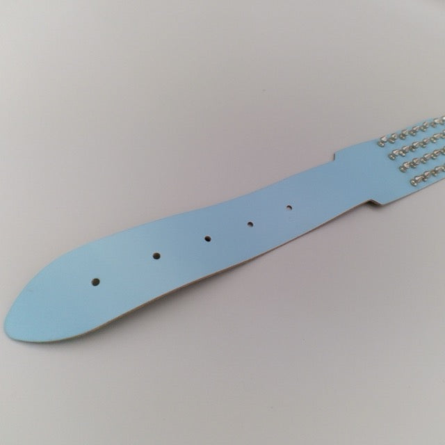 real-leather-belt-in-light-blue-with-four-rows-of-silver-spikes-punk-metal-gothic-costume