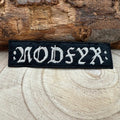patch-with-band-nodfyr-logo-in-silver-on-black